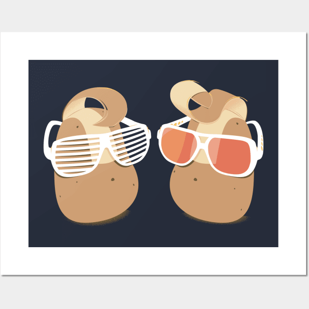 Cool Potatoes Wall Art by bortwein